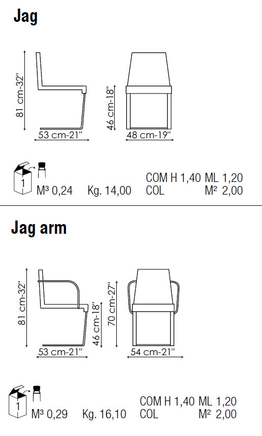 Silla Jag Bonaldo