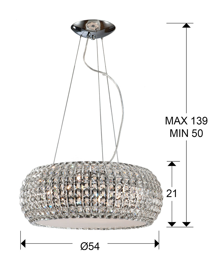 Medidas Colgante Diamond Gde